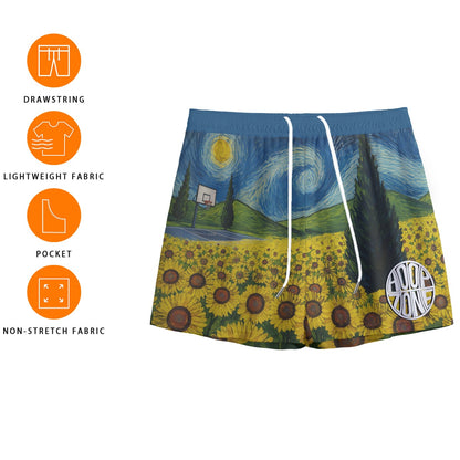 Hoop Shorts – Sunflower Edition