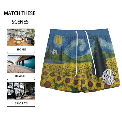 Hoop Shorts – Sunflower Edition